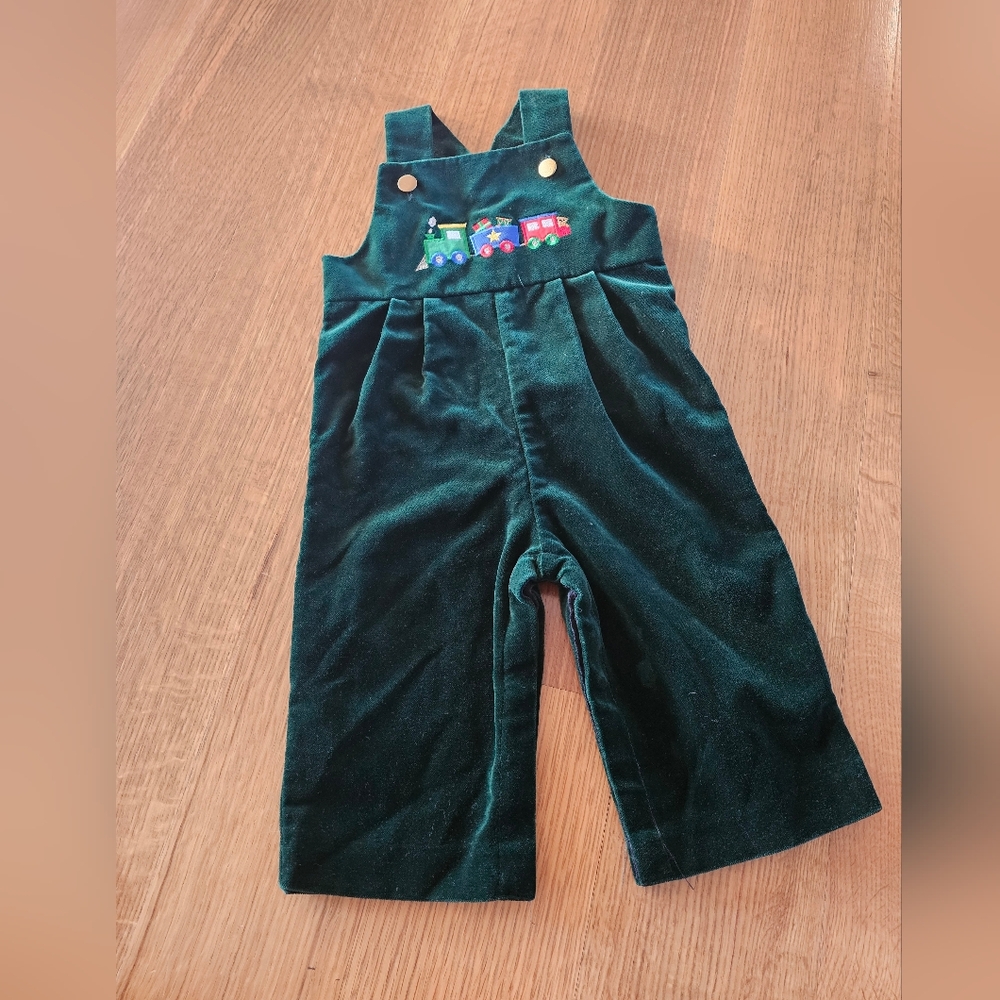 Florence Eiseman Train Velvet Overall